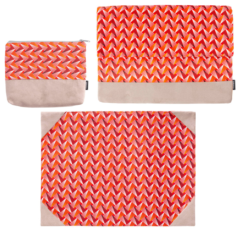 3 Piece Set - Orange Series